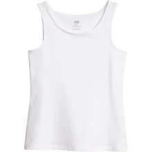 Майка H&M 1618017 98-104 см белая: Тип Майки