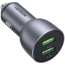 Зарядное устройство Ugreen Car Charger 2хUSB CD213 36W Dark Blue (10144): Особенности Быстрая зарядка