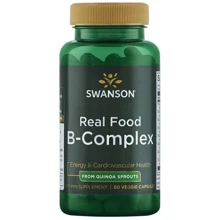 Swanson Ultra Real Food B-Complex Комплекс группы В 60 веганских капсул: Тип Витамин B