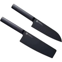 Набор кухонных ножей Huo Hou Black Heat Knife Set 2 пр.: Наименование Набор ножей