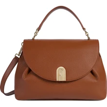 Жіноча сумка-сетчел Furla Sleek M Top Handle 03B00 коричнева (BZP0ABRHSF00003B00): Стать жіночий