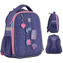 Рюкзак каркасный Kite K24-555S-3 Education 555 Pixel Love (K24-555S-3): Возрастная группа от 6 до 10 лет