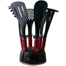 Кухонний набір Berlinger Haus Metallic Line Burgundy Edition 7 предметів (BH 6241): Опис Набор кухонных принадлежностей 7 пр.
