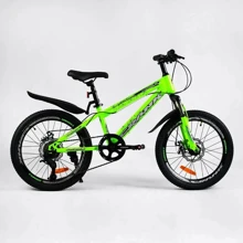 Детский спортивный велосипед Corso CRANK 20" дюймов (CR-20630): Тип 2х колесный велосипед