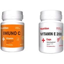 EntherMeal Imuno C And Vitamin E 200 Комплект вітамінів Енергія і імунітет 60 + 30 капсул: Форма випуску Капсулы