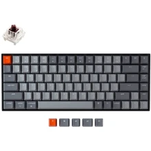 Клавіатура Keychron K2 84 keys, Gateron Brown, White LED, Black (A3_KEYCHRON): Підключення беспроводное