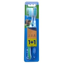 Oral-B Зубная щетка 3-Effect Натуральная Свежесть 40 2 шт.: Вид Обычная