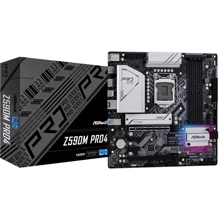 ASRock Z590M Pro4 microATX 4xDDR4 4800, M2, HDMI, DisplayPort: Оперативна пам'ять 4xDDR4 4800 МГц, до 128 ГБ