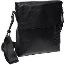 Чоловіча сумка планшет Borsa Leather чорна (k19137-black): Стать Чоловік