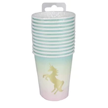 Сервировка стола Одноразовые бумажные стаканы Talking Tables серия WE HEART UNICORNS 12 шт (UNICORN-CUP): undefined undefined