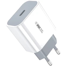 Зарядное устройство WK USB-C Wall Charger 20W PD White (WP-U55)