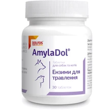 Витаминно-минеральный комплекс Dolfos AmylaDol для собак и кошек при нарушении пищеварения 30 таб. (928-30): Производитель Dolfos