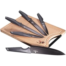 Набор кухонных ножей Berlinger Haus Metallic Line Carbon Pro Edition 6 предметов (BH 2831): Наименование Набор кухонных ножей 6 пр.