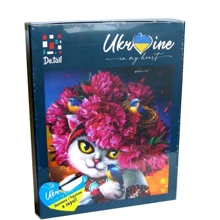Пазл De.tail White cat in the pink wreath (DT1000-05): Производитель De.tail