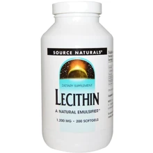 Source Naturals Lecithin, 200 Caps: Форма выпуска Капсулы