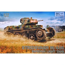 Шведский легкий танк Stridsvagn M/40K: Производитель IBG Models