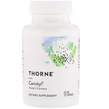 Thorne Research Carnityl Acetyl-L-Carnitine 60 Caps Ацетил - L карнитин: Тип L Карнитин