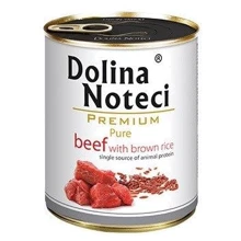 Влажный корм Dolina Noteci Pure для собак с аллергией с говядиной и коричневым рисом 800 г DN 800 (601): Тип Влажный корм