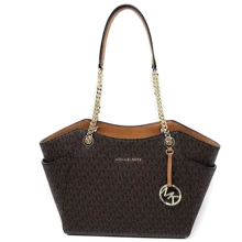 Женская сумка тоут Michael Kors темно-коричневая (192877938477): Пол Женский