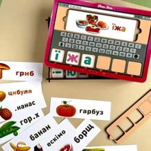 Планшет для дівчаток пазли Ubee "Збери слово за малюнком" українською мовою (ПСД199-УКР): Тип пазл