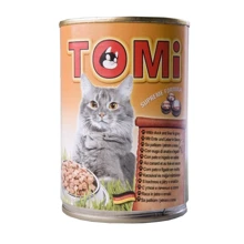 Консервы для кошек TOMi duck liver УТКА ПЕЧЕНЬ, влажный корм, 400 г: Тип Консервы