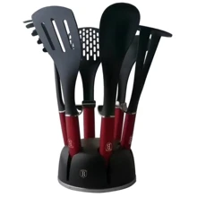 Кухонний набір Berlinger Haus Metallic Line Burgundy Edition 7 предметів (BH-6241): Опис Набор кухонных принадлежностей 7 пр.