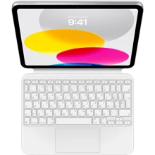 Аксессуар для iPad Apple Magic Keyboard Folio for iPad (10th generation) - Ukrainian (MQDP3UA/A): Цвет белый