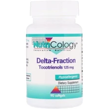 Nutricology Delta-Fraction Tocotrienols 125 mg 90 Softgels Дельта-фракція токотрінол: Тип вітамін E