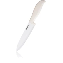 Ніж кухарський Ardesto Fresh 27.5 см (AR2127CW): Лезо Циркониевая керамика