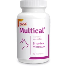 Вітамінно-мінеральний комплекс Dolfos Multical для собак 90 табл. (125-90): Виробник Dolfos