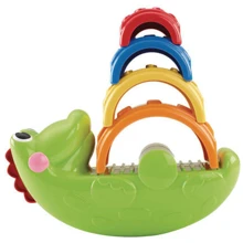 Веселий крокодил Складывай и качай Fisher-Price (CDC48): Возраст от 6-ти месяцев