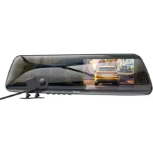 Автомобільний відеореєстратор HOCO DV4 4.5-inch rearview Mirror driving recorder(dual-channel) Black: Кут огляду, градусів 130