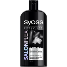 Schwarzkopf SYOSS Salon Plex Shampoo 500 ml Шампунь для волос истощенных химической и механической обработкой: Пол Для женщин