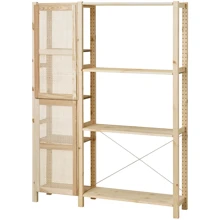 Книжный шкаф с дверцей ІКЕА IVAR 134х30х179 см (994.034.70): undefined undefined