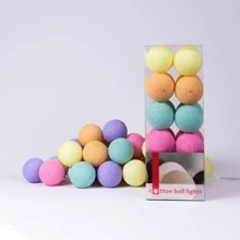 Гирлянда Cotton ball lights на 20 шаров 3,8м, Ice Cream: Тип Хлопковые шарики