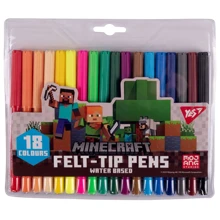 Фломастеры YES Minecraft 18 цветов (650549): Тип На водной основе
