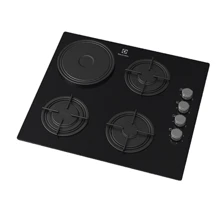 Варочная поверхность газовая Electrolux KGM64300K: Расположение панели Боковое