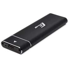 Аксессуар для накопителя Frime для M.2 NGFF SATA Metal USB 3.1 (TYPE-C) Black (FHE220.M2UC): Тип аксессуара Внешний карман