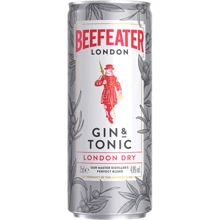 Напиток слабоалкогольный Beefeater Gin&Tonic London Dry, 0.25л 4.9% (STA5000299618431): Объем, л 0.25