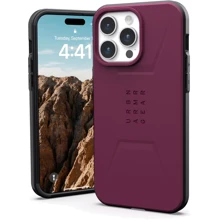 Чехол для iPhone Urban Armor Gear UAG Civilian Magsafe Bordeaux (114295119049) for iPhone 15 Pro Max: Цвет бордовый