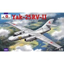 Пластикова модель AMODEL винищувача-перехоплювача Як-25РВ-II: Виробник AMODEL