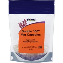 Now Foods Double "00" Vcaps Пустые капсулы 250 шт: Форма выпуска Капсулы