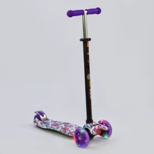 Самокат Best Scooter MAXI Квіти Фіолетовий (А 25464 / 779-1319): Кількість коліс 4