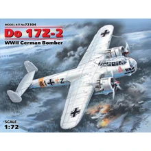 Німецький бомбардувальник WWII German bomber Do 17Z-2 (ICM72304): Виробник ICM