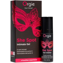 Гель для стимуляции точки G Orgie She Spot Intimate Gel, 15 мл, тепло-холод, эффект вибрации: Форма выпуска Гель