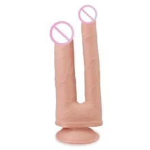 Двойной фаллоимитатор LoveToy Skinlike Soft Dong Double Penetration Soft Cock: Назначение Для двойного проникновения