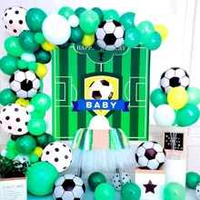 Прикраса приміщень Фотозона з повітряних кульок T-8627 Happy birthday Футбол: undefined undefined