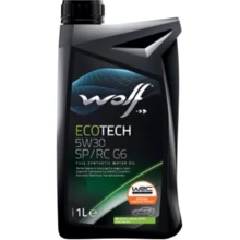 Моторне масло WOLF ECOTECH 5W30 SP/RC G6 1Lx12: Тип Синтетическое