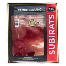 Хамон Subirats JAMON SERRANO вакуум, нарезка, 500 г: Вид мяса Свинина