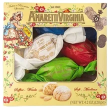 Печенье Amaretti Virginia Амаретти 120 г (8001311180049): Вес нетто 120 г